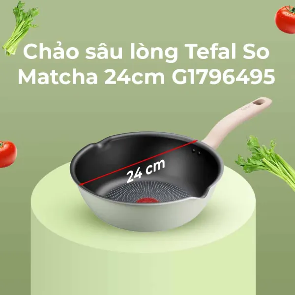 Chảo sâu lòng Tefal So Matcha 24cm G1796495