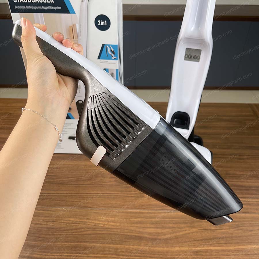 Ảnh thực tế Máy hút bụi không dây Silvercrest 2 trong 1 SHSS 18 A1