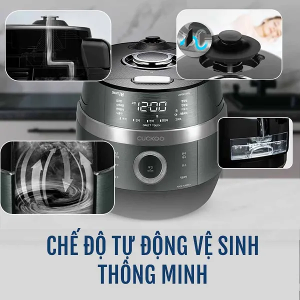Nồi cơm điện cao tần áp suất Cuckoo CRP-JHP0610FG dung tích 1.08 Lít