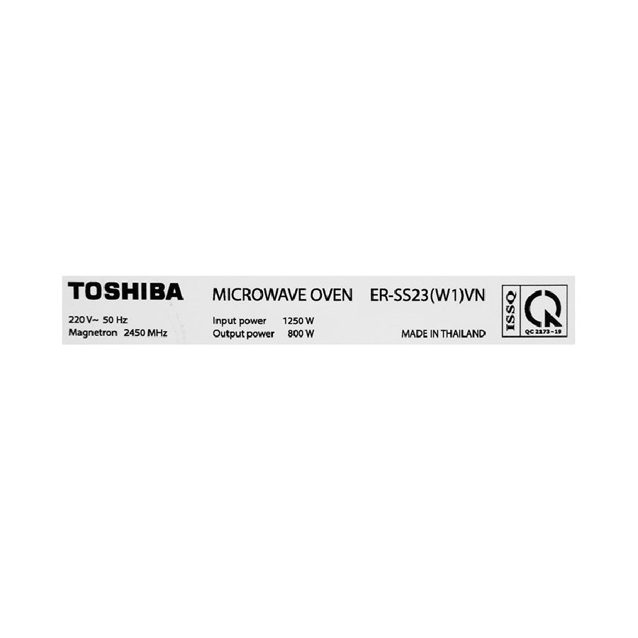 Lò vi sóng Toshiba ER-SS23(W)VN – 23 lít