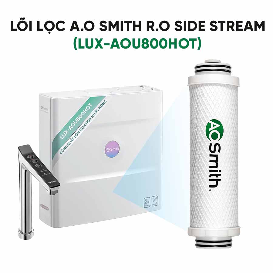 Lõi lọc A.O Smith RO – Side Stream (LUX-AOU800HOT)