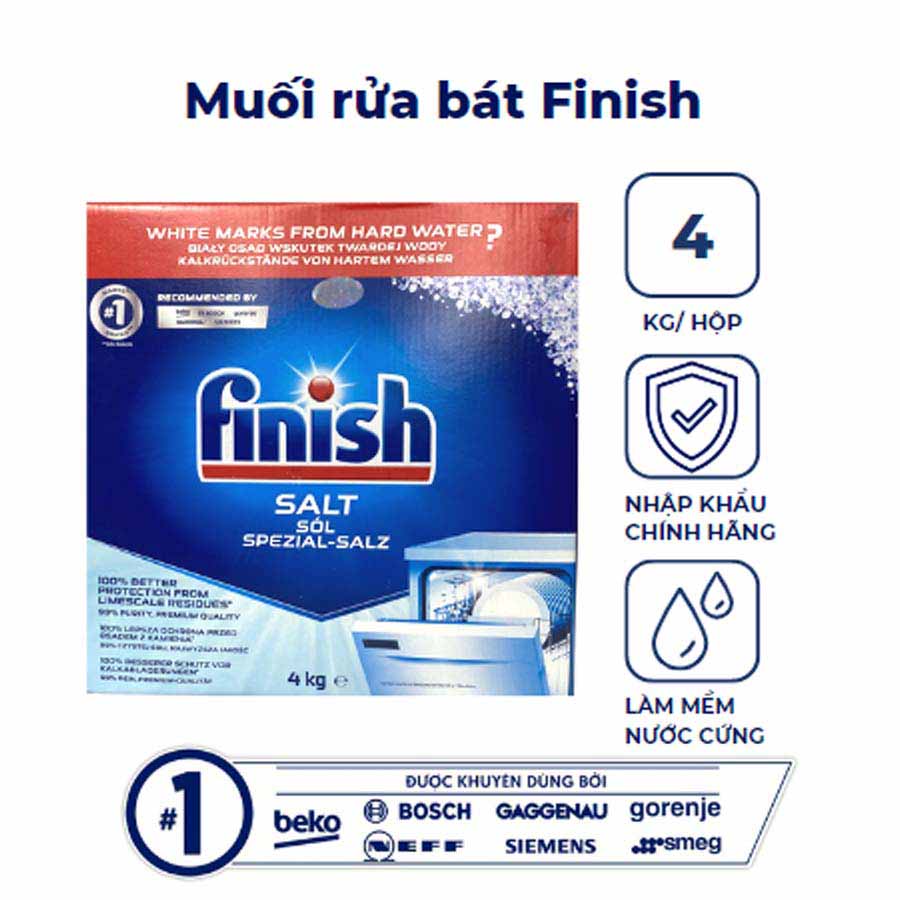 Mua muối rửa bát chính hãng, giá rẻ tại Điện máy Quang Hạnh