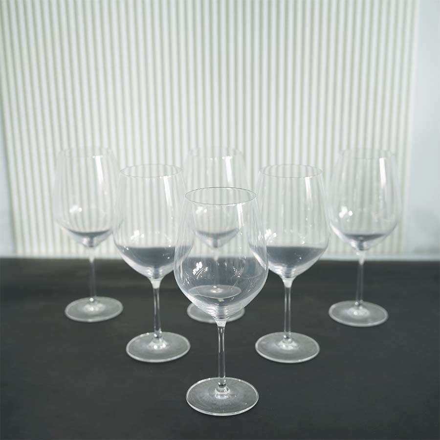 Ảnh thực tế Bộ 6 Ly WMF EASY PLUS BURGUNDY GLASS 0910299990