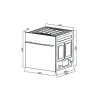 Máy rửa bát âm tủ Malloca WQP6-87CP