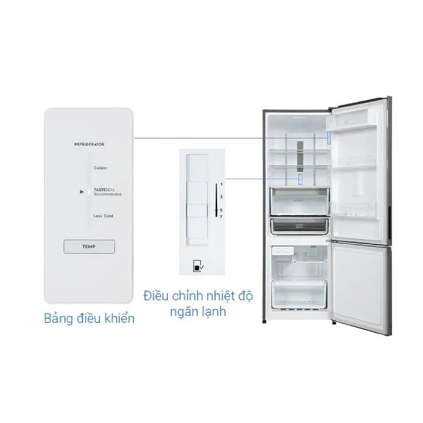 Tủ lạnh Electrolux Inverter 335 Lít EBB3702K-A