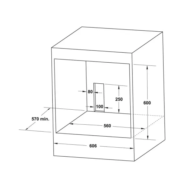 Lò nướng âm tủ Hafele HO-4K70A 538.61.451 70 lít