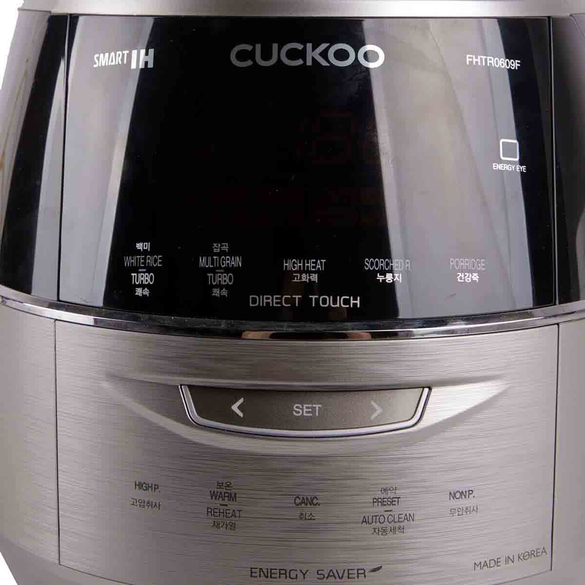 Nồi Cơm Điện Áp Suất Điện Tử Cuckoo CRP-FHTR0609F