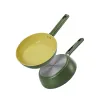 Bộ nồi chống dính Ceramic Elmich Olive EL5233OV04 quánh 16,nồi 20,24,chảo 26cm