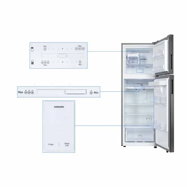 Tủ lạnh Samsung Inverter 345 lít RT35CG5544B1SV