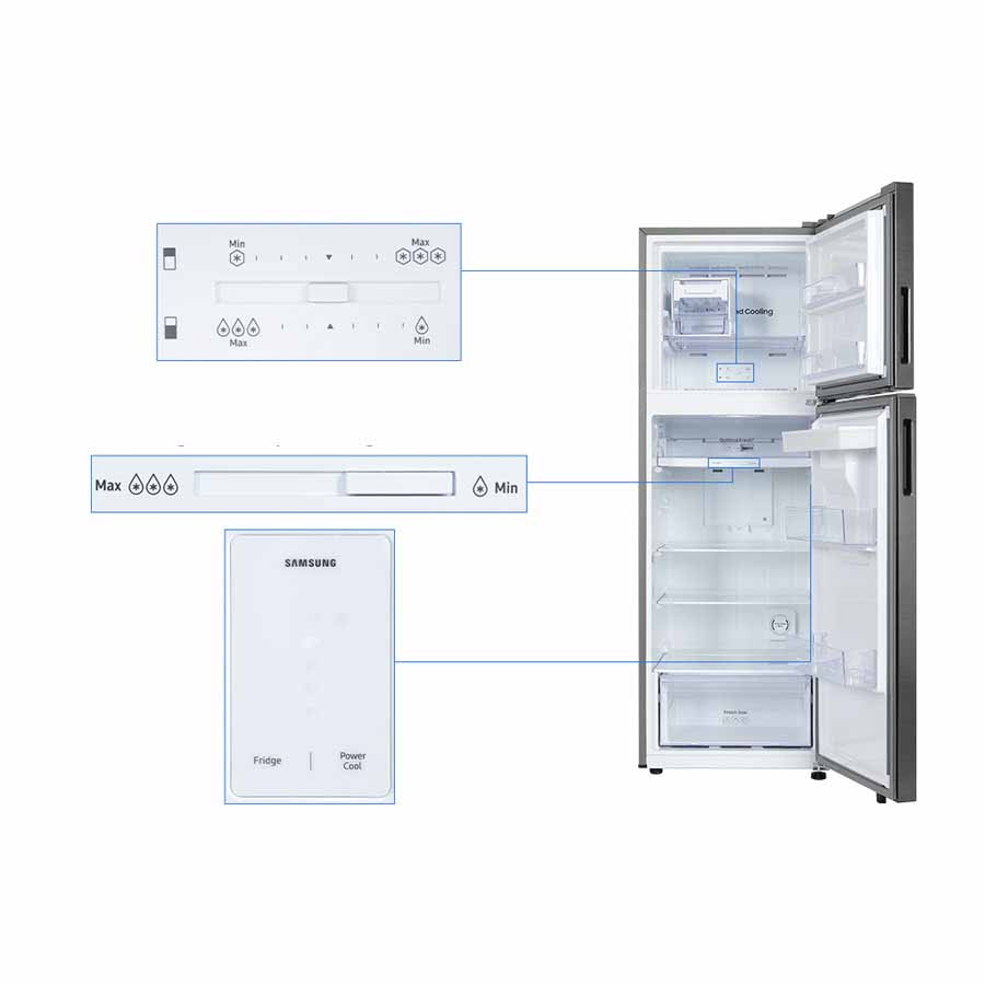 Tủ lạnh Samsung Inverter 345 lít RT35CG5544B1SV