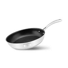 CHẢO INOX CAO CẤP 3 LỚP ĐÁY LIỀN TRI-MAX 24CM 2353738 - toàn cảnh sản phẩm