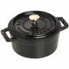 Nồi gang tròn Staub màu đen 14cm – 0.8L