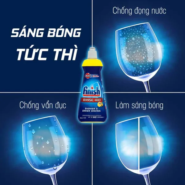 Nước làm bóng Finish 400ml hương chanh