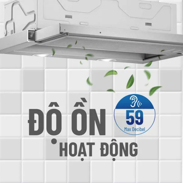 Máy hút mùi âm tủ Bosch DFL064W53B