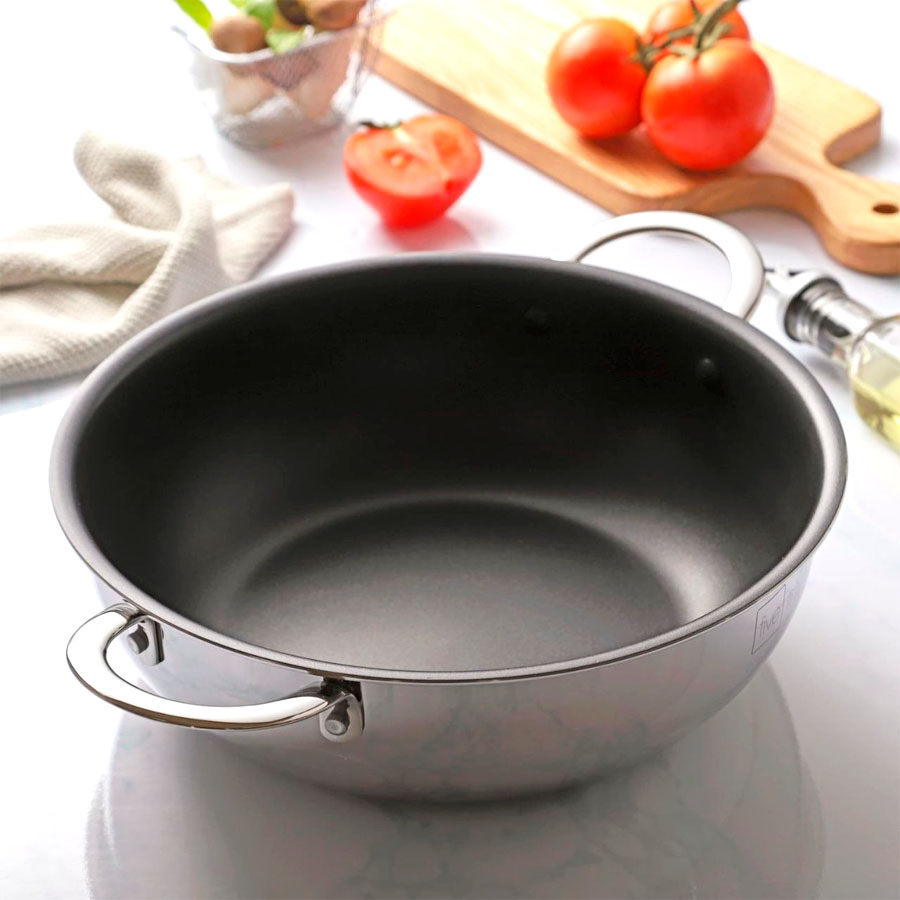 Nồi chảo Inox cao cấp Five Star Plus 28cm FPC28008