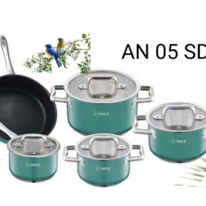 Bộ nồi chảo inox ARBER AN05SMDT