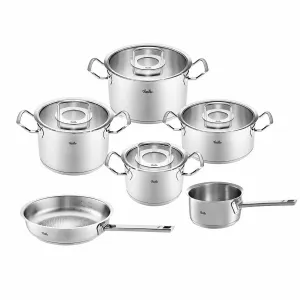 Bộ nồi Fissler Profi set 6 món vung thép kèm quánh và chảo thép size 28cm