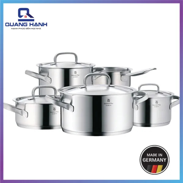Bộ nồi inox cao cấp Inox WMF Gourmet 5 món – made in Germany