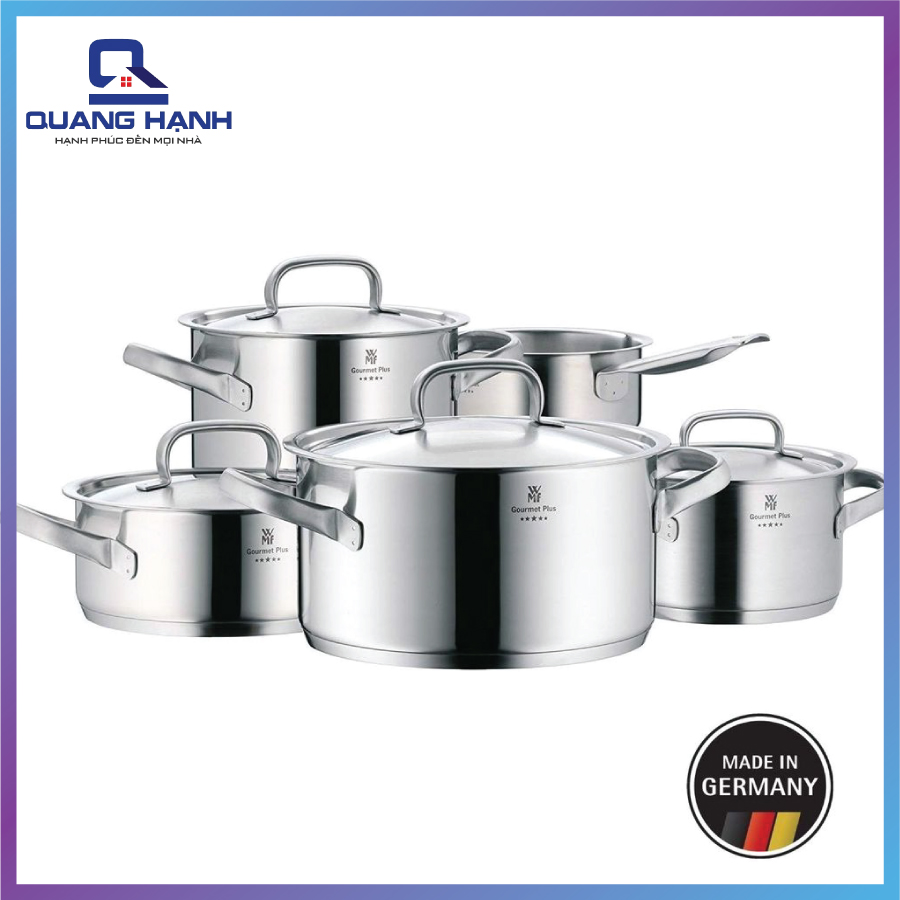 Bộ nồi inox cao cấp Inox WMF Gourmet 5 món – made in Germany