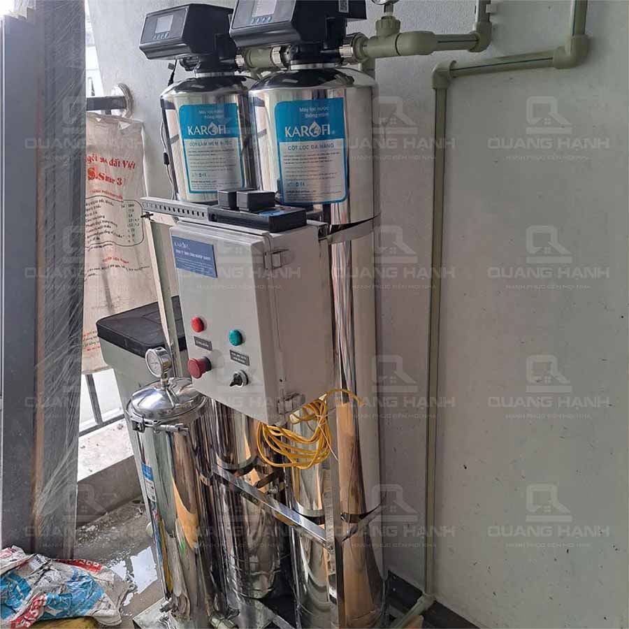 Ảnh thực tế Máy lọc nước tổng đầu nguồn Karofi KTF-332I
