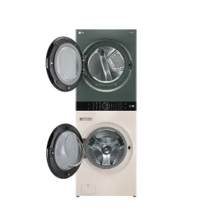 Tháp máy giặt cao cấp LG WashTower 21Kg + sấy 16Kg WT2116SHEG