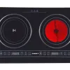 Bếp đôi điện từ và hồng ngoại Sanaky SNK-21W