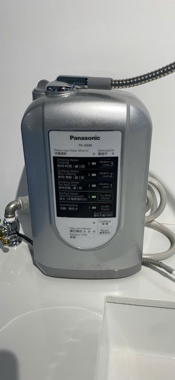Máy lọc nước ion kiềm Panasonic TK-AS45 3 tấm điện cực