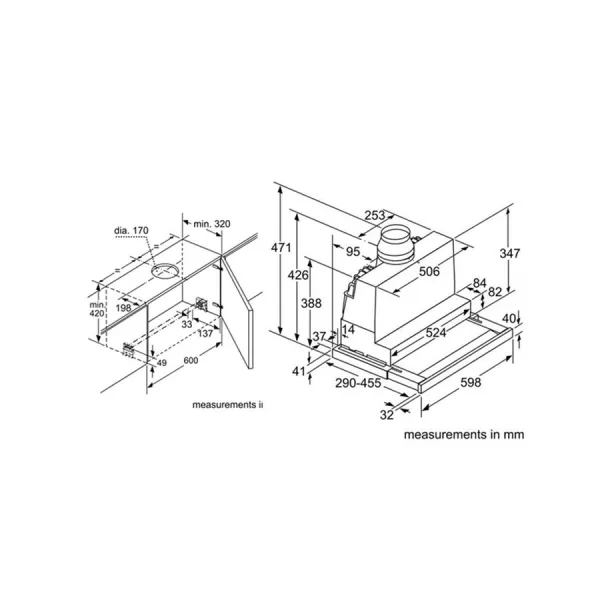 Máy Hút Mùi Bosch DFS067J50 serie 8