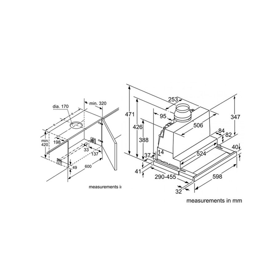 Máy Hút Mùi Bosch DFS067J50 serie 8