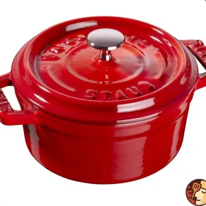 Nồi gang Staub 20cm 2.25L đỏ cherry