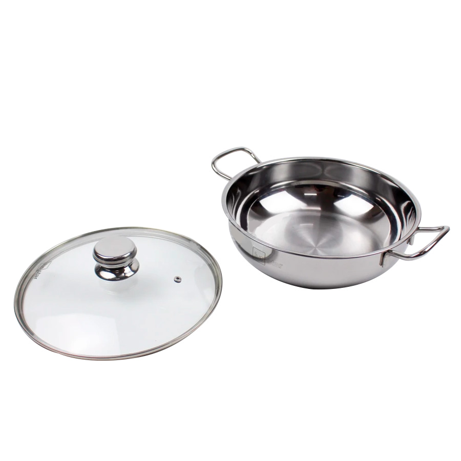 Nồi lẩu 2 quai Inox 430 Fivestar 24cm FSCL24IN001