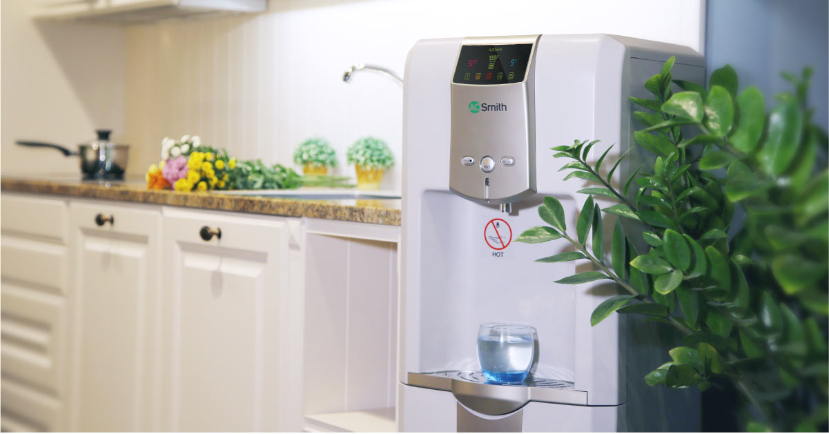 Ảnh thực tế Máy lọc nước RO cây đứng A.O Smith ADR75-V-ET-1