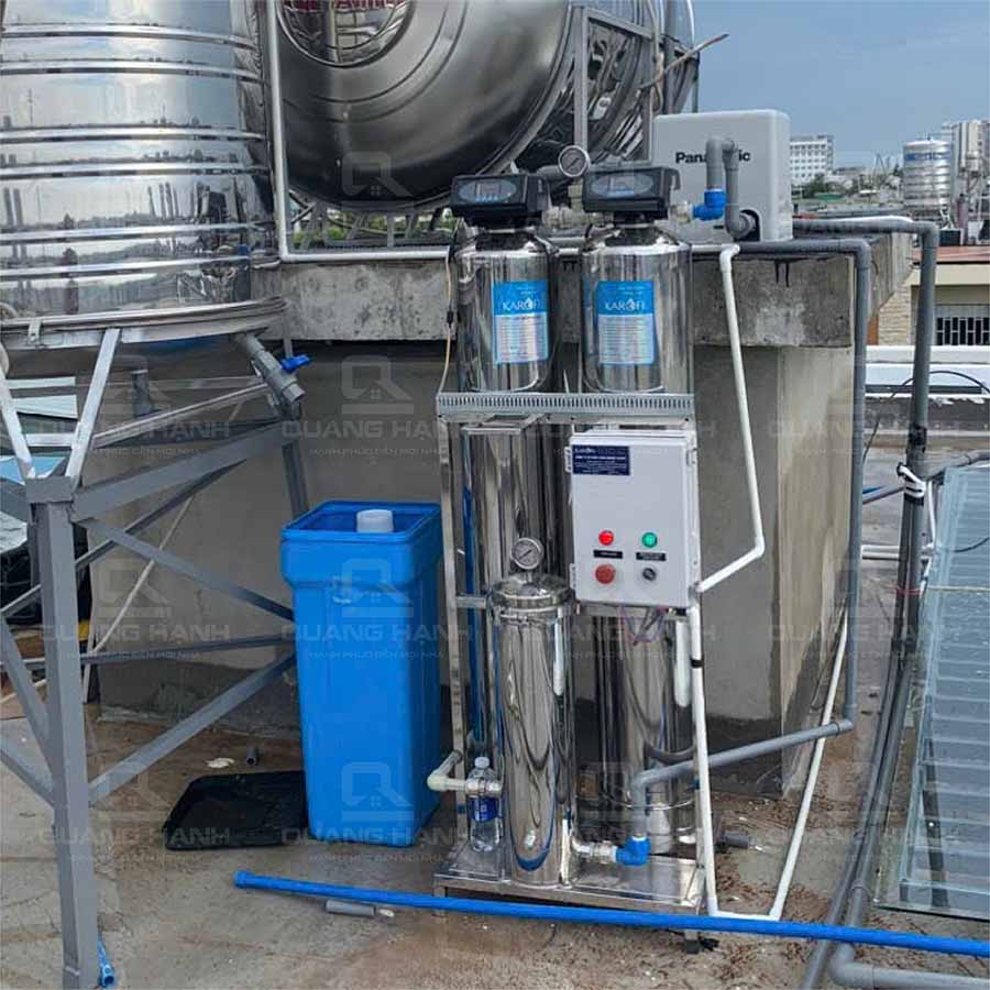 Ảnh thực tế Máy lọc nước tổng đầu nguồn Karofi KTF-332I