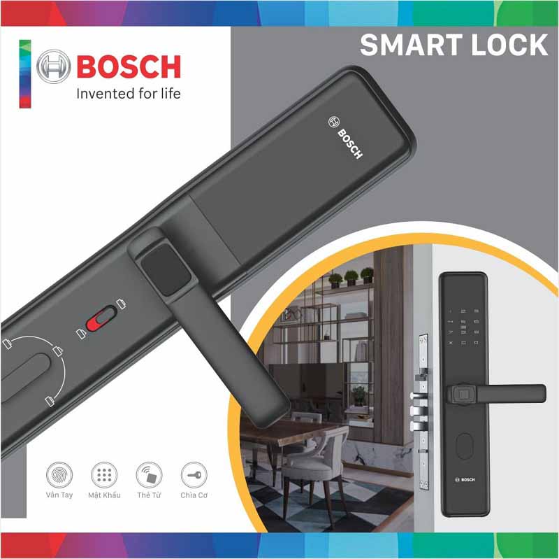 Khóa cửa điện tử Bosch ID-30BKB