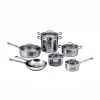 Bộ nồi inox 13 chi tiết Junger JC100