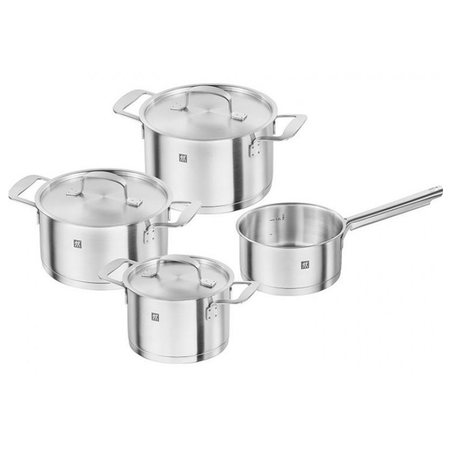 Bộ nồi Zwilling Base 4 món 66380-001 - toàn cảnh sản phẩm