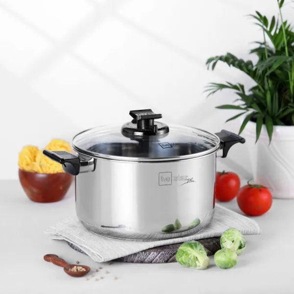 Nồi Inox 304 Fivestar FPN16IN001 quai mủ vuông size 16cm