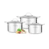 Bộ nồi Inox liền khối Elmich Trimax EL3741 size 16,20,24cm