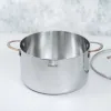 Nồi hầm inox 304 cao cấp Ciwete 26cm SS0101-A