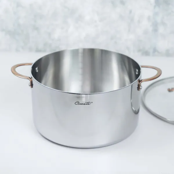 Nồi hầm inox 304 cao cấp Ciwete 26cm SS0101-A