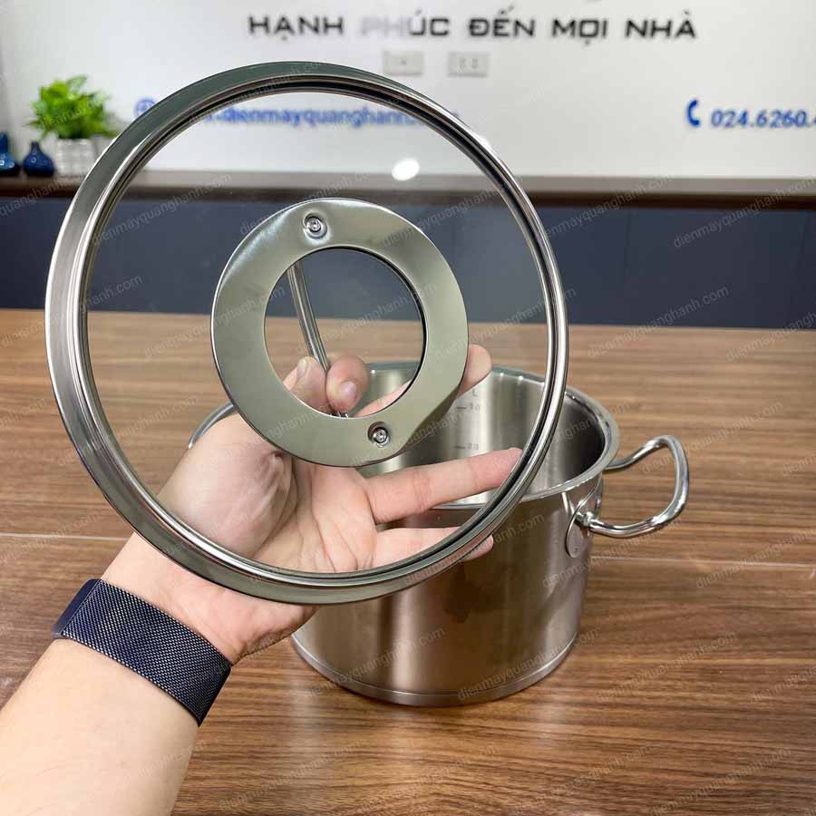 Ảnh thực tế Bộ nồi Fissler Original Profi Collection 4 nồi 1 chảo