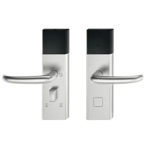Bộ tay gạt DT700=KL, tay J, inox mờ Hafele 917.64.008