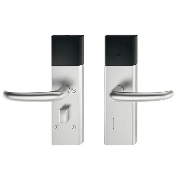 Bộ tay gạt DT700=KL, tay J, inox mờ Hafele 917.64.008