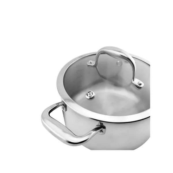 Bộ nồi Inox cao cấp 3 lớp đáy liền Trimax XS EL-3744 size 18,20,24, chảo 26cm