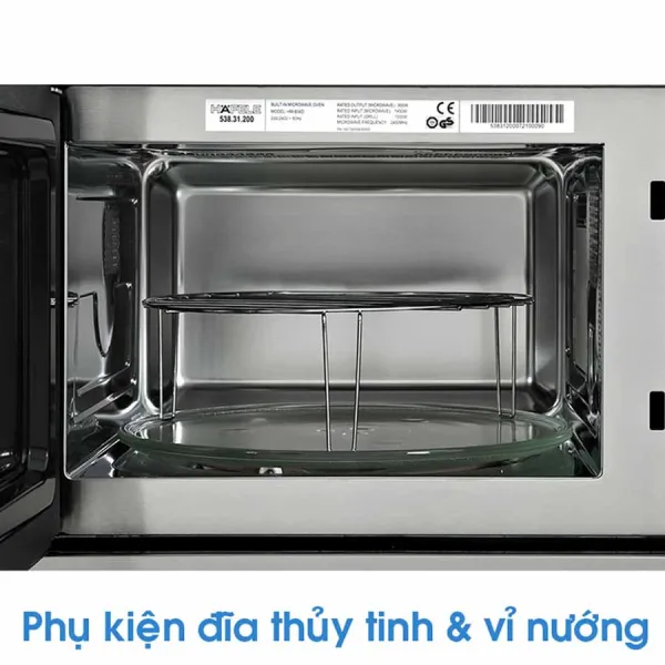 Lò vi sóng có nướng lắp âm Hafele HM-B38D 538.31.200 25 lít