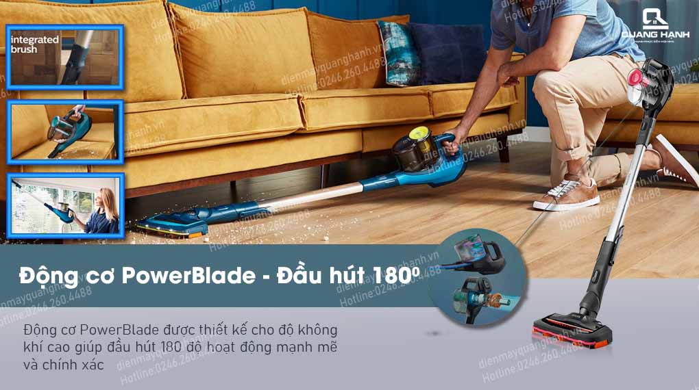 Máy hút bụi không dây Philips SpeedPro FC6722/81