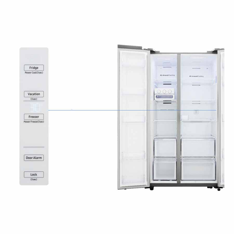 Tủ lạnh Samsung Inverter 655 lít RS62R5001M9/SV