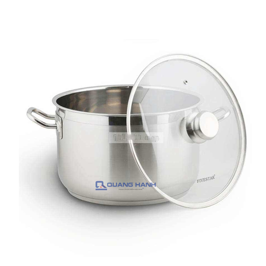 Nồi luộc gà Inox Fivestar 30cm nắp kính - toàn cảnh sản phẩm