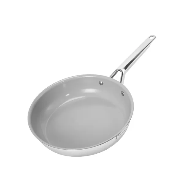 Chảo Inox nguyên khối phủ sứ an toàn Elmich EL-2865CG24 size 24cm