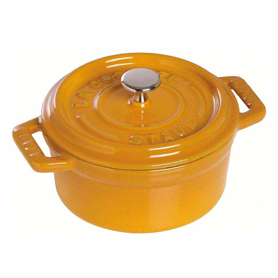 Nồi gang tròn Staub màu vàng 20cm – 2.2L - toàn cảnh sản phẩm